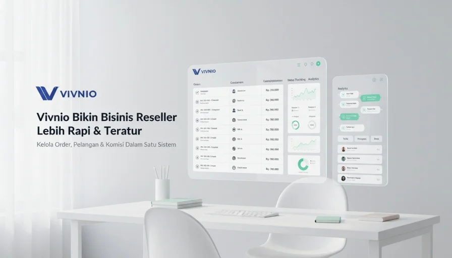 Vivnio Bikin Bisnis Reseller Lebih Rapi & Teratur Vivnio Bikin Bisnis Reseller Lebih Rapi & Teratur